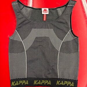 KAPPA Authentic Sidelc Knit Skin fit Seamless tank top, Medium/Large